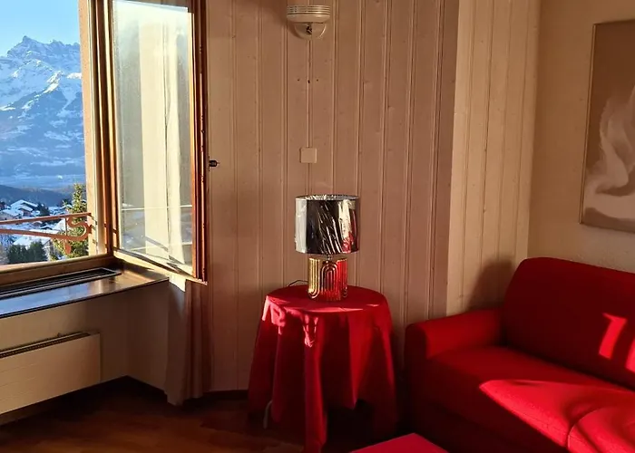 Le Nid D'aigle 405 Centre Avec Forfait Piscine Sauna Jacuzzi En Option * Leysin