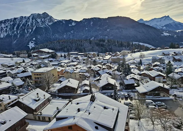 Le Nid D'aigle 405 Centre Avec Forfait Piscine Sauna Jacuzzi En Option Appartement Leysin